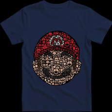 Createyou Mario - Férfi - Sötétkék - M