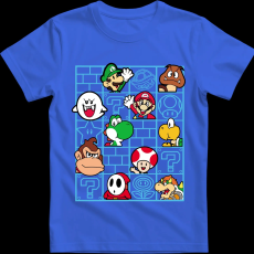 Createyou Mario figurák - Gyermek - Királykék - L