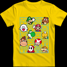 Createyou Mario figurák - Gyermek - Sárga - XS