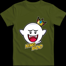 Createyou Mario King Boo - Gyermek - Sötétzöld - XL gyerek póló