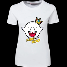 Createyou Mario King Boo - Női - Fehér - M női póló