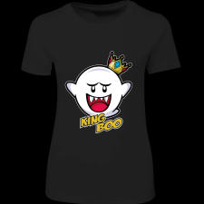 Createyou Mario King Boo - Női - Fekete - M női póló