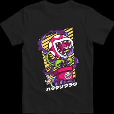 Createyou Mario Land húsevő növény - Férfi - Fekete - XL