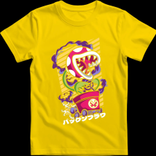 Createyou Mario Land húsevő növény - Férfi - Sárga - S férfi póló
