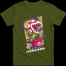 Createyou Mario Land húsevő növény - Férfi - Sötétzöld - 2XL