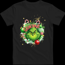 Createyou Merry Grinchmas - Férfi - Fekete - XL férfi póló