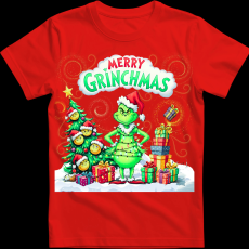 Createyou Merry Grinchmas - Férfi - Piros - S