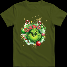 Createyou Merry Grinchmas - Férfi - Sötétzöld - S