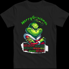 Createyou Merry Grinchmas, utálom - Férfi - Fekete - S