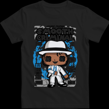 Createyou Michael Jackson Smooth Criminal - Férfi - Fekete - 3XL férfi póló