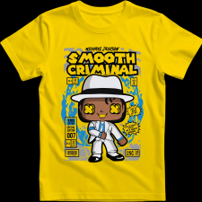 Createyou Michael Jackson Smooth Criminal - Férfi - Sárga - L férfi póló
