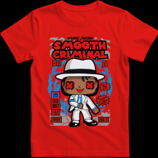 Createyou Michael Jackson Smooth Criminal - Gyermek - Piros - S
