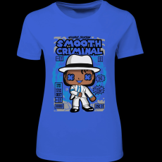 Createyou Michael Jackson Smooth Criminal - Női - Királykék - 2XL