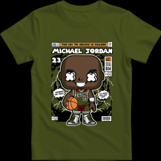 Createyou Michael Jordan - Gyermek - Sötétzöld - L