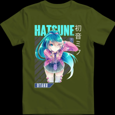 Createyou Miku Hatsune - Férfi - Sötétzöld - S