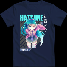 Createyou Miku Hatsune - Gyermek - Sötétkék - L gyerek póló