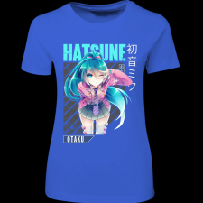 Createyou Miku Hatsune - Női - Királykék - M női póló
