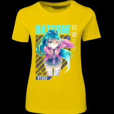 Createyou Miku Hatsune - Női - Sárga - L női póló