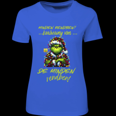 Createyou Minden rendben Grinch - Női - Királykék - 2XL