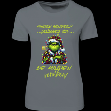 Createyou Minden rendben Grinch - Női - Szürke - XL