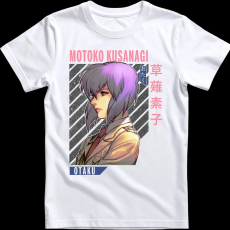 Createyou Motoko Kusanagi - Férfi - Fehér - 2XL