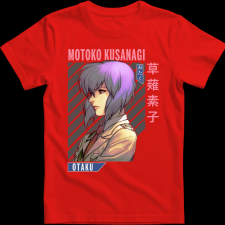Createyou Motoko Kusanagi - Férfi - Piros - L férfi póló