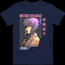 Createyou Motoko Kusanagi - Férfi - Sötétkék - XL férfi póló