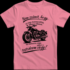 Createyou Motoros testvér vagy - Férfi - Pink - 2XL