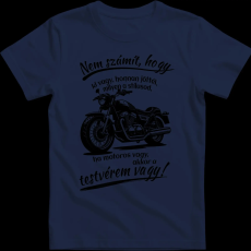 Createyou Motoros testvér vagy - Férfi - Sötétkék - 3XL