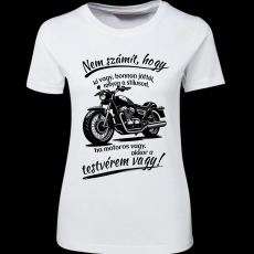 Createyou Motoros testvér vagy - Női - Fehér - L