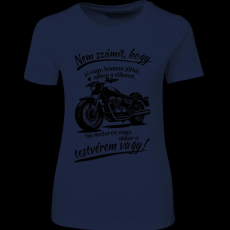 Createyou Motoros testvér vagy - Női - Sötétkék - 2XL