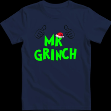 Createyou Mr Grinch - Gyermek - Sötétkék - XL gyerek póló