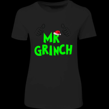 Createyou Mr Grinch - Női - Fekete - 2XL női póló