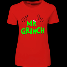 Createyou Mr Grinch - Női - Piros - M női póló