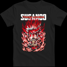 Createyou Naruto ITACHI UCHIHA - Férfi - Fekete - 2XL férfi póló