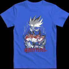 Createyou Naruto Kakashi Hatake - Gyermek - Királykék - M gyerek póló