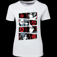 Createyou Naruto Sharinganok - Női - Fehér - XL női póló