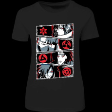 Createyou Naruto Sharinganok - Női - Fekete - S