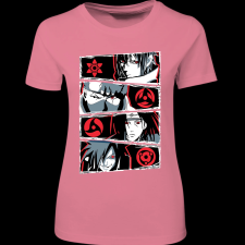 Createyou Naruto Sharinganok - Női - Pink - M női póló