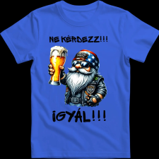 Createyou Ne kérdezz, igyál - Férfi - Királykék - L férfi póló