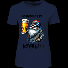Createyou Ne kérdezz, igyál - Női - Sötétkék - L
