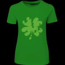 Createyou Négylevelű lóhere - Női , Zöld , 2XL