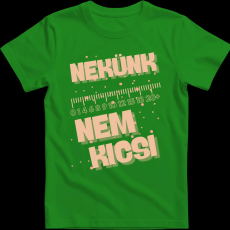 Createyou Nekünk nem kicsi - Férfi - Zöld - XL