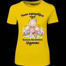 Createyou Nem nyugdíjas... nagymama - Női , Sárga , S