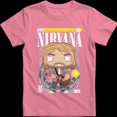 Createyou Nirvana Kurt Cobain - Gyermek - Pink - XS