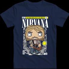 Createyou Nirvana Kurt Cobain - Gyermek - Sötétkék - XL