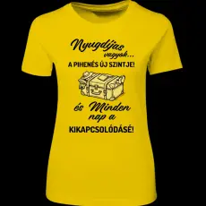 Createyou Nyugdíjas vagyok...kikapcsolódásé - Női , Sárga , S