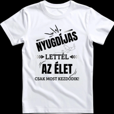 Createyou Nyugdíjas lettél - Férfi - Fehér - 2XL