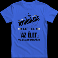 Createyou Nyugdíjas lettél - Férfi - Királykék - 2XL