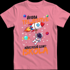 Createyou Óvoda teljesítve ... iskola - Gyermek , Pink , XS gyerek póló
